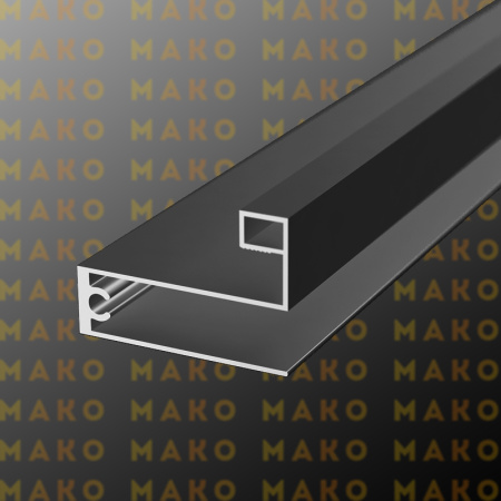 Профиль горизонтальный нижний MS223 Титан (A18)